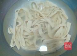 蒜苔肉丁打卤面的做法图解6