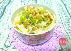 蒜苔肉丁打卤面的做法图解10