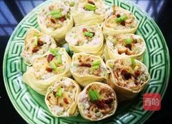 肉末油条千张卷的做法图解12