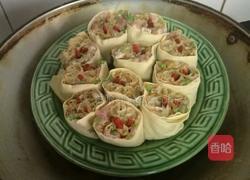 肉末油条千张卷的做法图解11