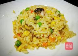 少油❤粒粒分开黄金八爪鱼蛋炒饭的做法图解6