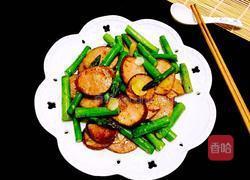 哈尔滨红肠煸芦笋的做法图解12