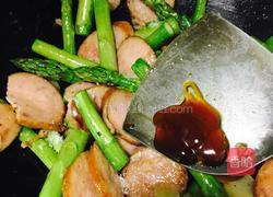 哈尔滨红肠煸芦笋的做法图解10