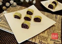 紫薯鸡蛋卷的做法图解8