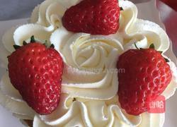 草莓卡通裸蛋糕的做法图解6