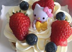 草莓卡通裸蛋糕的做法图解8