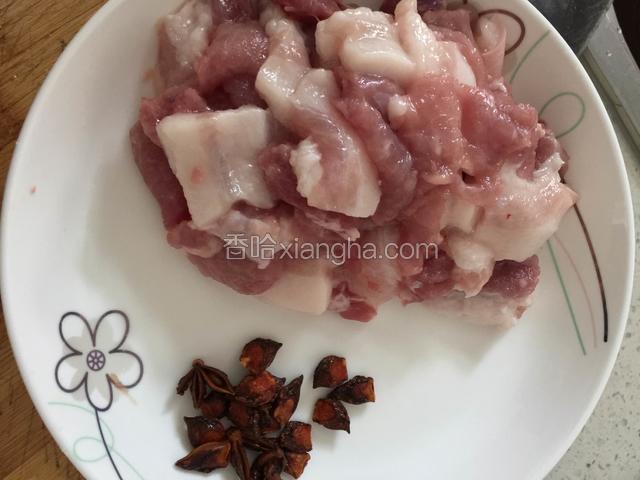肉洗干净切好片备用