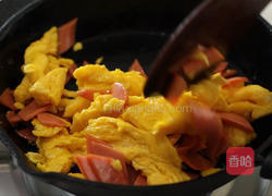 火腿肠炒鸡蛋的做法图解16