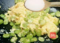 蚕豆米炒鸡蛋的做法图解6