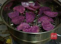 紫薯燕麦卷的做法图解3