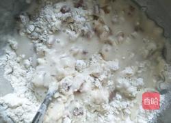 肉粒鸡蛋饼的做法图解3