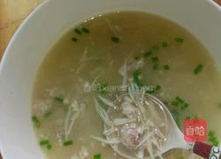 金针菇瘦肉汤的做法图解10