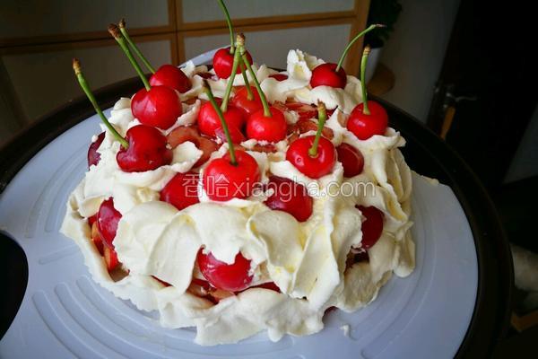樱桃鲜奶蛋糕❤母亲节快乐