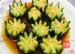 凉拌黄瓜花的做法图解1