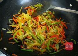 素炒五彩丝的做法图解4
