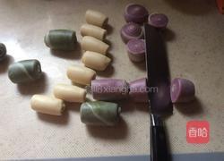 三色蛋黄酥的做法图解9