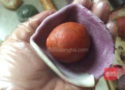 三色蛋黄酥的做法图解11