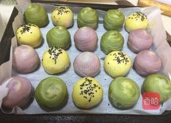 三色蛋黄酥的做法图解12
