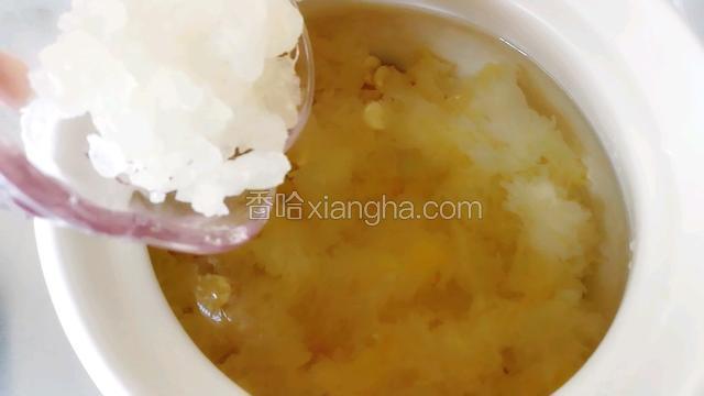 倒上一锅水，加入冰糖。
