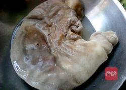 老屋私房菜 甜椒炒肚片的做法图解1