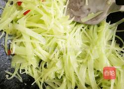 清炒莴笋丝的做法图解5
