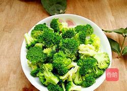 平淡之美（素炒西兰花)的做法图解5