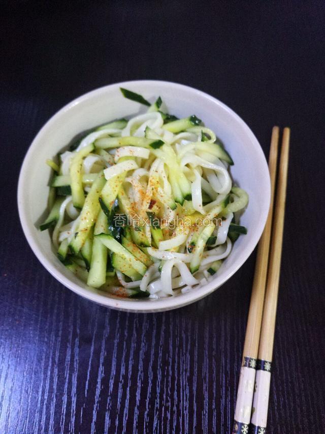 静静凉拌面