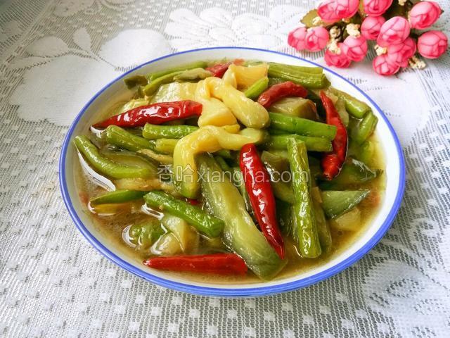 茄子炖豆角