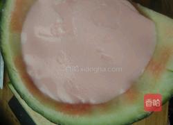 西瓜水蜜桃布丁(不加吉利丁片的)的做法图解13