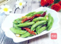 炒甜豆的做法图解9