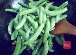 炒甜豆的做法图解6