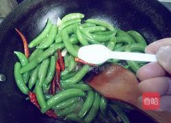 炒甜豆的做法图解8