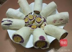 紫薯香蕉卷的做法图解10