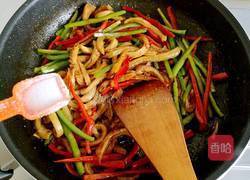 双椒炒牛肚丝的做法图解7