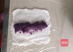 水晶紫薯卷的做法图解4