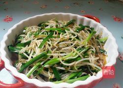 豆芽炒韭菜的做法图解5
