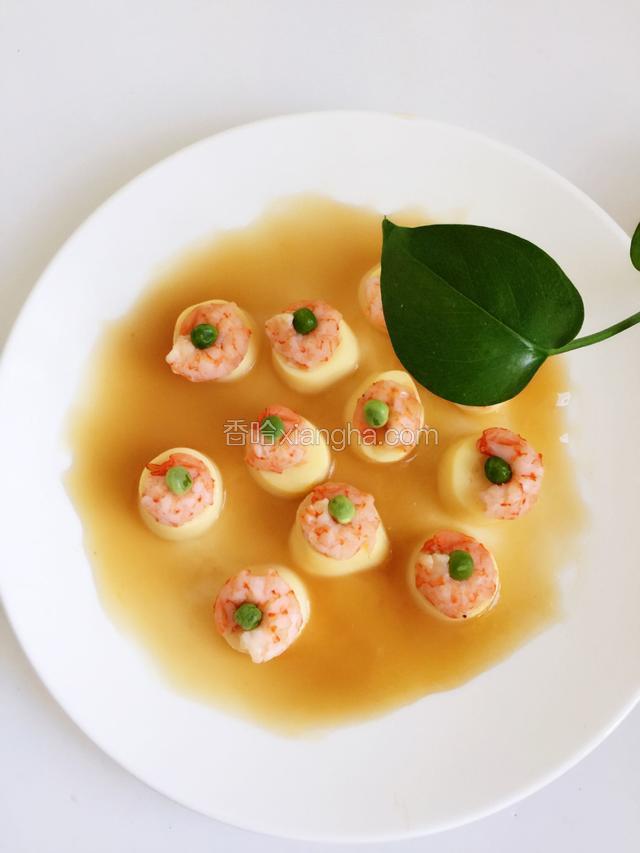 玉子虾仁餐桌上的小清新