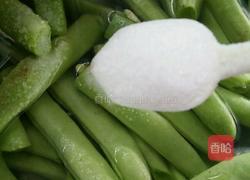 荞头腌菜炒豆角的做法图解2