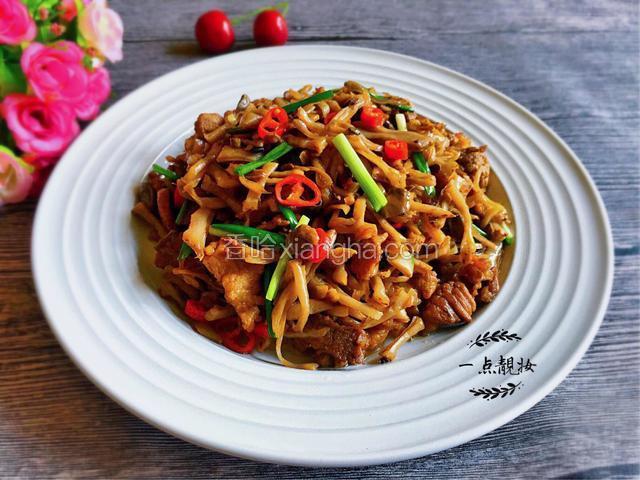 干扁豆丝炒肉