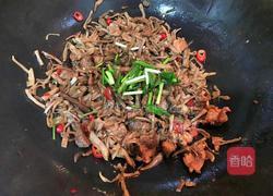 干扁豆丝炒肉的做法图解7