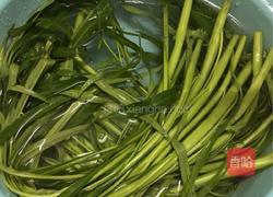 空心菜肉末粥的做法图解1