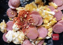 火腿炒鸡蛋的做法图解4