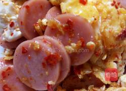 火腿炒鸡蛋的做法图解5