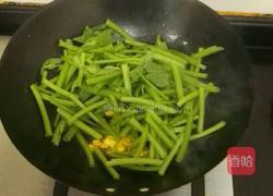 蒜香南瓜苗的做法图解4