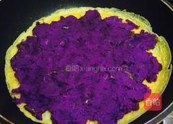 芝士紫薯鸡蛋卷的做法图解7