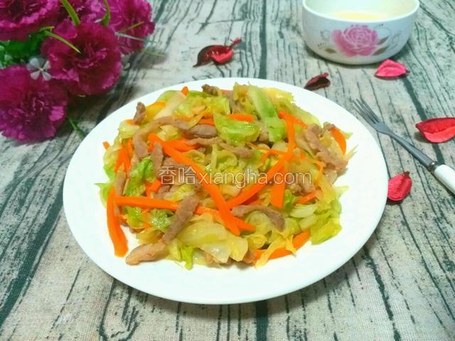 圆白菜炒肉
