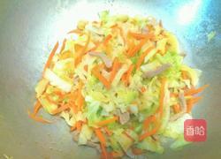 圆白菜炒肉的做法图解8