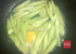 黄瓜炒蛋的做法图解5