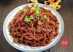 疙瘩丝炒肉丝的做法图解14