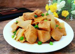 冻豆腐炒土豆片